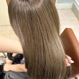 セミロング Nanako。/韓国 ハッシュカットのヘアスタイル