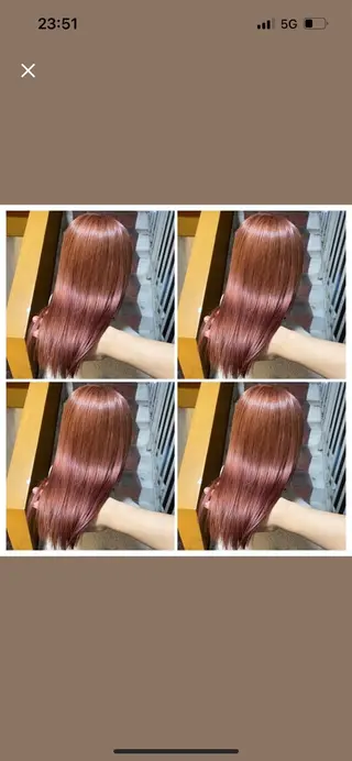 ロング カラー 髪質改善 艶髪矯正 エクステ かいり✂️のヘアスタイル
