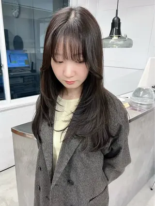 ロング カラー 樫原裕二/レイヤー カット/透明感カラーのヘアスタイル