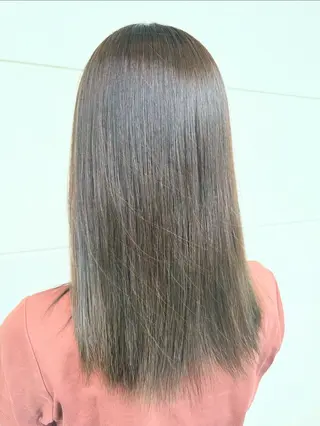 ミディアム 田中 希のヘアスタイル