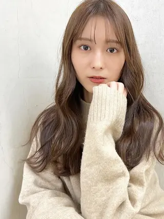 ロング カラー パーマ "オトナ髪”/ LAKA TOCCAのヘアスタイル