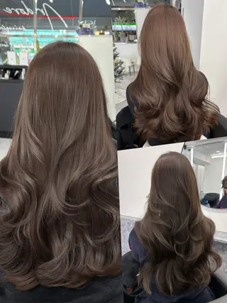 ロング カラー Ardore 韓国風カラー大阪のヘアスタイル