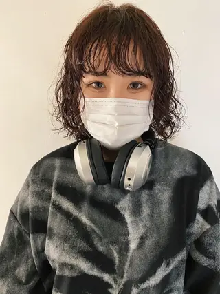 ショート パーマ レイヤー/パーマ /ウルフ/nabeのヘアスタイル