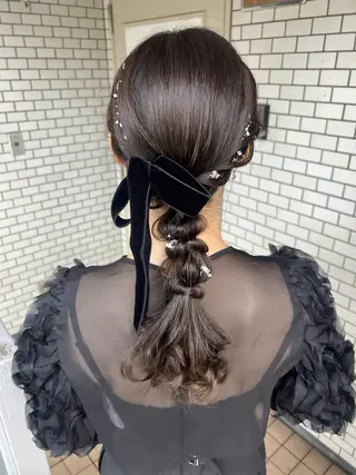 ヘアアレンジ 大人可愛いヘアメイク 💋🧚‍♀️しずかのヘアスタイル