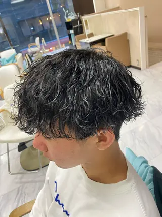 パーマ メンズ 🌴パーマオタク🌴 長谷川 諒佑🌈のヘアスタイル
