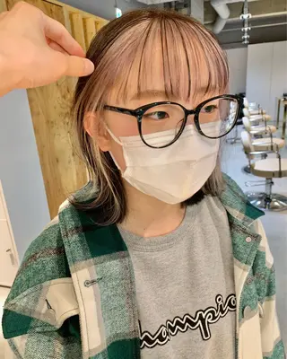 ミディアム カラー tension 【テンション】のヘアスタイル