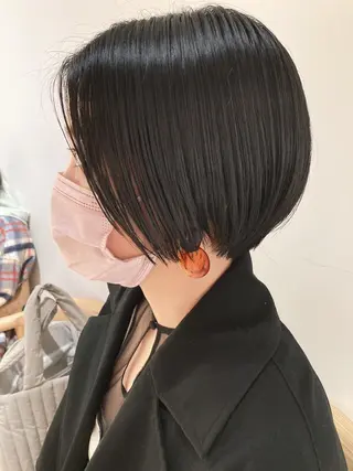 ショート スキバサミを使わない カット🌼唯🌼のヘアスタイル