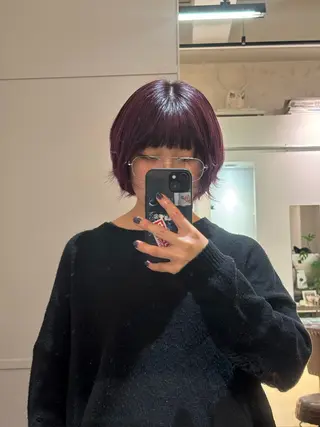 ショート カラー ooitヨシダ ミナミのヘアスタイル