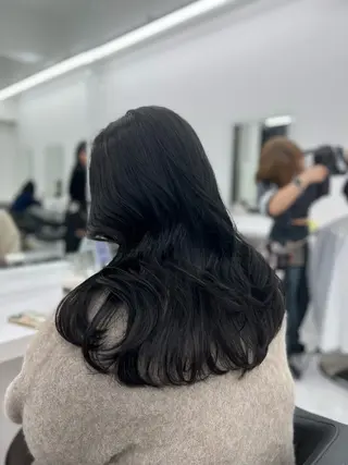 ロング カラー ヘアアレンジ 透明感×韓流ハイ トーン🫧RYUTAのヘアスタイル