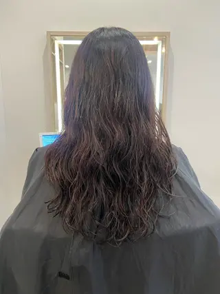ロング パーマ 平野 利希菜のヘアスタイル