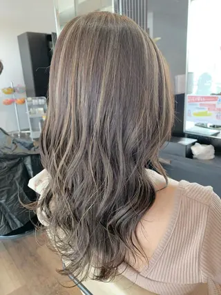 セミロング カラー 【艶カラー】 STYLE 和泉俊希のヘアスタイル