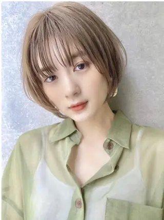 ショート カラー パーマ ヘアアレンジ ショート口コミ横浜 No.１カット/徹平のヘアスタイル