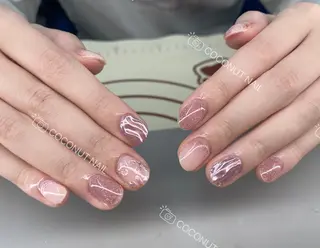 ネイル 神田 ココナッツのネイルデザイン