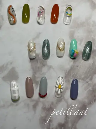 ネイル nail salon petillantのネイルデザイン