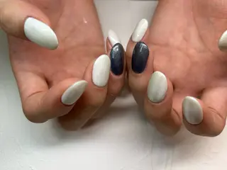 ネイル mellow:ｸﾙﾐ ﹡˖˟༝🎀˖˟ ༝のネイルデザイン