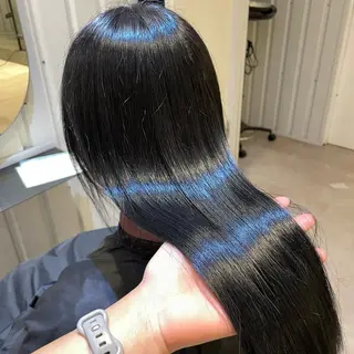 ロング カラー 💘韓国レイヤー上 品カラーruru💘のヘアスタイル