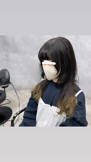 ロング 縮毛矯正・髪質改善 特化 出納 直起のヘアスタイル