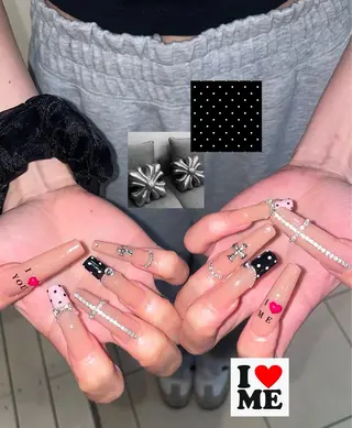 ネイル 渋谷ネイル🎀 ギャル/海外ネイルのネイルデザイン