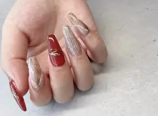 ネイル Miimo💅🏻 ほのか‪ ·͜·♡‬のネイルデザイン