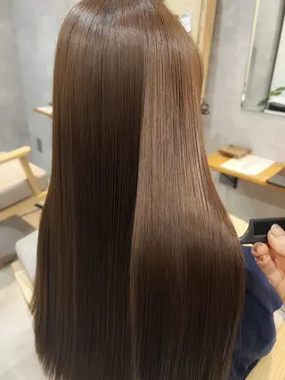 ロング 中村 ひなたのヘアスタイル