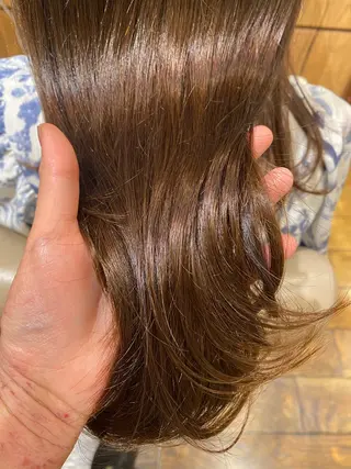 ミディアム カラー 穂乃香 BEAUTRIUMのヘアスタイル