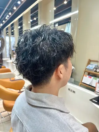 ショート パーマ メンズ メンズ特化/パーマ/ 髪質改善　高野奨馬のヘアスタイル
