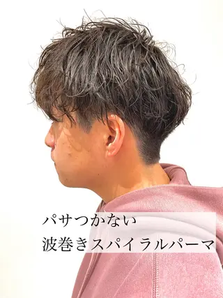 ショート パーマ ヘアアレンジ メンズ メンズパーマ特化/ メッシュ/薫/店長のヘアスタイル
