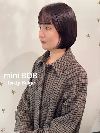 ショート カラー 市川 千夏のヘアスタイル