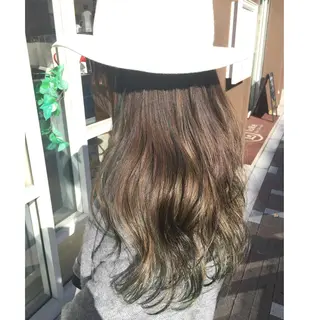 ミディアム セミロング ロング カラー NORME経堂 nonのヘアスタイル