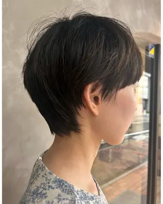 ショート デザインパーマ/ カット/nanaのヘアスタイル