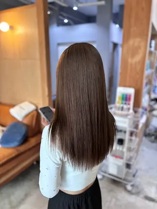 ロング miloc naha ナナカのヘアスタイル