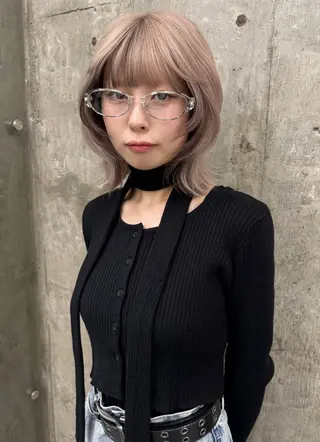 ショート カラー MIKU★デザイン/ 透明感カラー/ボブのヘアスタイル