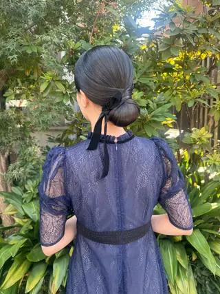 ミディアム ヘアアレンジ 🎗️【ヘアセット 美眉】吉川玲🎗️のヘアスタイル