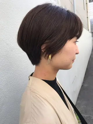 ショート さの あやねのヘアスタイル