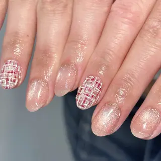 ネイル 🩰ミキ/韓国♡ 大人girlyネイルのネイルデザイン