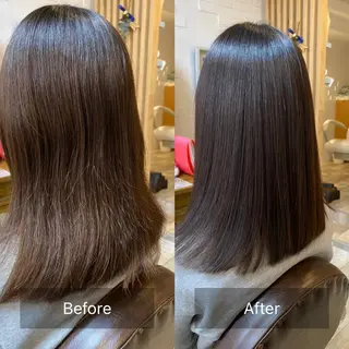 セミロング 髪質改善✨ 角谷　勇のヘアスタイル