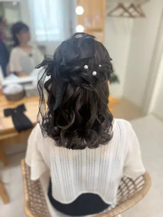 ヘアアレンジ 鷲見 望のヘアスタイル