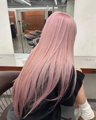 ロング カラー ブリーチ　ハイトーン 特化🌈フジタハルキのヘアスタイル