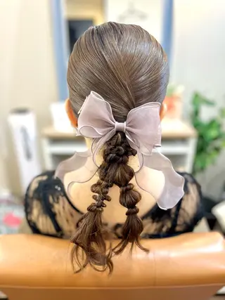 ヘアアレンジ 似合わせヘアメイク 💐オダギリチアキのヘアスタイル