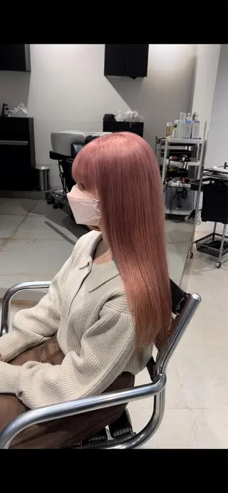 ロング カラー 赤みゼロ/透明感 カラー🌿KANTAのヘアスタイル