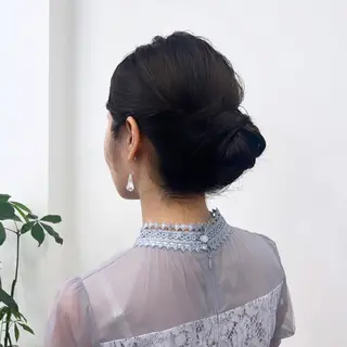 セミロング カラー ヘアアレンジ HIROKO / 透明感暖色カラー🎀のヘアスタイル