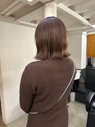 ミディアム カラー ショートカットパー マ🫧kotoneのヘアスタイル