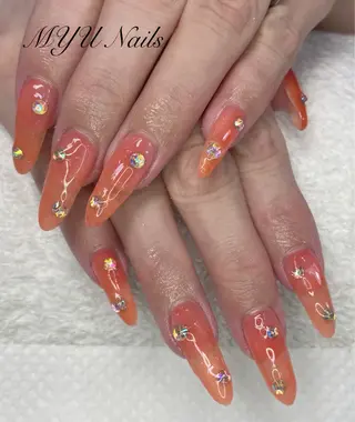 ネイル ニュアンスネイル🌈 MYU Nailsのネイルデザイン