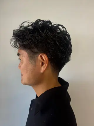 パーマ メンズ 伊藤 那月のヘアスタイル