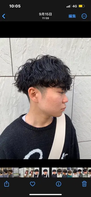 パーマ メンズ パーマ支持率No.1 ❤️🔥安成弾のヘアスタイル