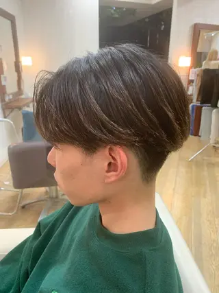 ショート カラー パーマ メンズ 【扱いやすいパーマ】 眞鍋拓己のヘアスタイル