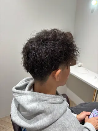 ショート パーマ 新規指名比率No.1 メンズパーマ/二村のヘアスタイル