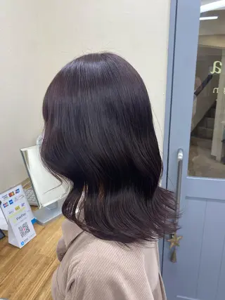 カラー レディースパーマ モデル募集RIKOのヘアスタイル
