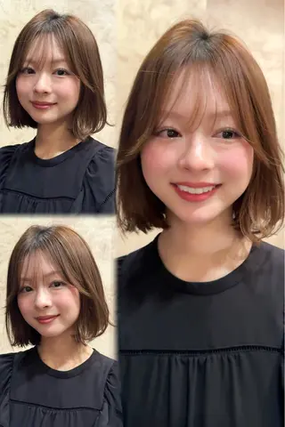ショート ボブ/透明感カラー /艶髪/しなる🌷のヘアスタイル