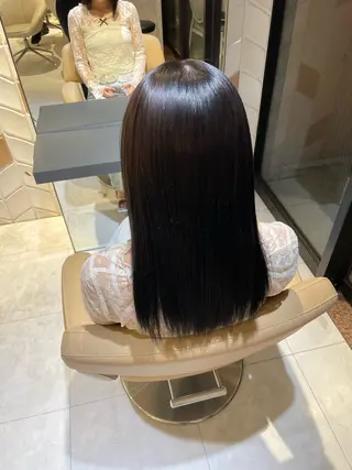 セミロング 大藤 彩のヘアスタイル